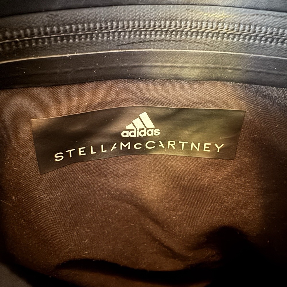 Adidas Stella McCartney Black Backpack Classic Drawstring Athletic Gym Bag - Picture 12 of 16